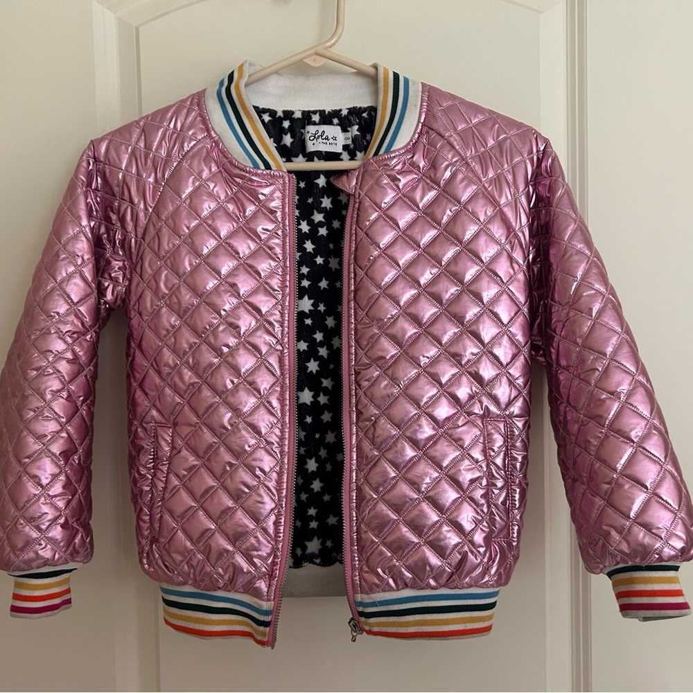 Lola and the boys girls bomber jacket
